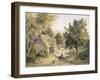 Farm Yard Near Princes Risborough, Buckinghamshire, England-Samuel Palmer-Framed Giclee Print