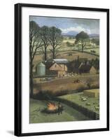 Farm-Ronald Lampitt-Framed Premium Giclee Print