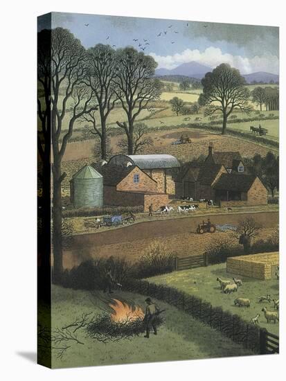 Farm-Ronald Lampitt-Stretched Canvas