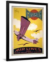 Farman Air Lines-null-Framed Art Print