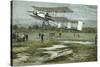 Farman Biplane Record-null-Stretched Canvas