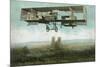 Farman Biplane-null-Mounted Premium Giclee Print