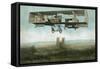 Farman Biplane-null-Framed Stretched Canvas