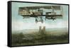 Farman Biplane-null-Framed Stretched Canvas