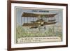 Farman Making the First Cross-Country Aeroplane Flight in Europe-null-Framed Giclee Print