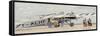 Farman' of Air France Arrives at Paris from Amsterdam-null-Framed Stretched Canvas