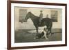 Farmboy with Cat on Horse and Dog-null-Framed Premium Giclee Print