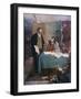 Farmer and Lawyer, Lease-null-Framed Art Print