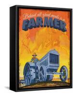 Farmer at Work-null-Framed Stretched Canvas