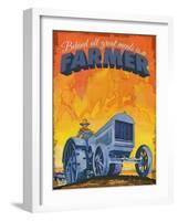 Farmer at Work-null-Framed Giclee Print