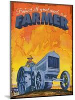 Farmer at Work-null-Mounted Giclee Print