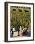 Farmer Driving a Tractor in Lujan De Cuyo, Mendoza Region, Argentina, South America-Yadid Levy-Framed Photographic Print