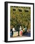 Farmer Driving a Tractor in Lujan De Cuyo, Mendoza Region, Argentina, South America-Yadid Levy-Framed Photographic Print