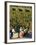 Farmer Driving a Tractor in Lujan De Cuyo, Mendoza Region, Argentina, South America-Yadid Levy-Framed Photographic Print