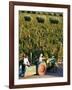 Farmer Driving a Tractor in Lujan De Cuyo, Mendoza Region, Argentina, South America-Yadid Levy-Framed Photographic Print