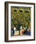 Farmer Driving a Tractor in Lujan De Cuyo, Mendoza Region, Argentina, South America-Yadid Levy-Framed Premium Photographic Print