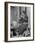 Farmer Eating Noodles at Tea Shop-Mark Kauffman-Framed Photographic Print