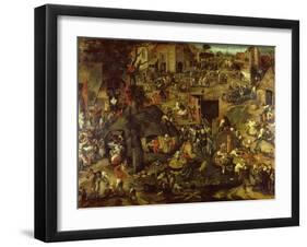 Farmer Fair on a Village Square-Pieter Balten-Framed Art Print