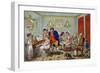 Farmer Giles and His Wife Showing Off their Daughter Betty to their Neighbours-James Gillray-Framed Giclee Print