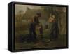 Farmer Grafting a Tree (Le Greffeur)-Jean-François Millet-Framed Stretched Canvas