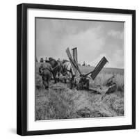 Farmer Harvesting Oats-John Phillips-Framed Photographic Print