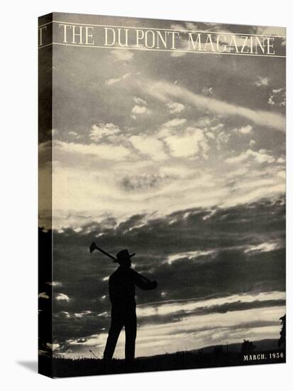 Farmer in Field, Front Cover of the 'Dupont Magazine', March 1936-American School-Stretched Canvas