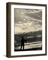 Farmer in Field, Front Cover of the 'Dupont Magazine', March 1936-American School-Framed Giclee Print