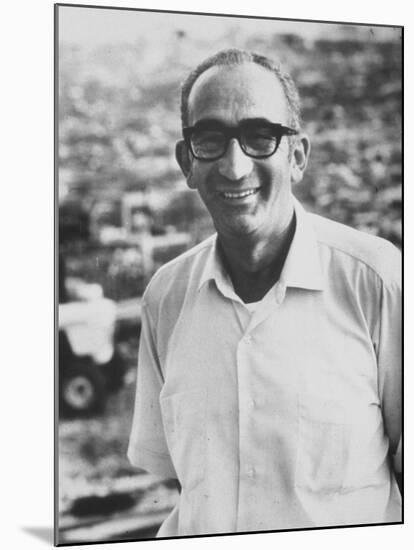 Farmer Max Yasgur Who Rented Farm to Woodstock Festival-null-Mounted Photographic Print