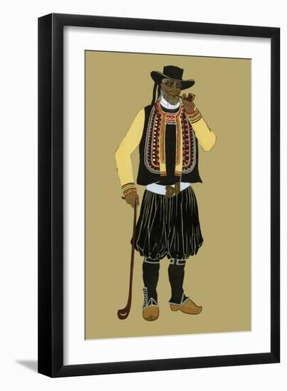 Farmer of Brittany-Elizabeth Whitney Moffat-Framed Art Print