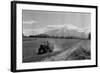 Farmer on a Tractor Spraying Insecticide on a Field before Planting in Palmer, Alaska, 1961 (Photo)-Ted Spiegel-Framed Giclee Print