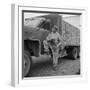 Farmer Paul Trent Holding Camera He Used to Photograph Flying Saucers-Loomis Dean-Framed Photographic Print