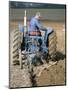 Farmer Ploughing Near Sonning Common, Oxfordshire, England, United Kingdom-Robert Francis-Mounted Premium Photographic Print