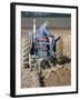 Farmer Ploughing Near Sonning Common, Oxfordshire, England, United Kingdom-Robert Francis-Framed Photographic Print