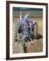 Farmer Ploughing Near Sonning Common, Oxfordshire, England, United Kingdom-Robert Francis-Framed Photographic Print