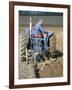 Farmer Ploughing Near Sonning Common, Oxfordshire, England, United Kingdom-Robert Francis-Framed Photographic Print