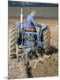 Farmer Ploughing Near Sonning Common, Oxfordshire, England, United Kingdom-Robert Francis-Mounted Photographic Print