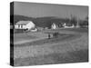 Farmer Plowing Field at "Shadwell", Birthplace of Thomas Jefferson-Alfred Eisenstaedt-Stretched Canvas