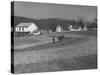 Farmer Plowing Field at "Shadwell", Birthplace of Thomas Jefferson-Alfred Eisenstaedt-Stretched Canvas