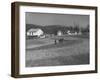Farmer Plowing Field at "Shadwell", Birthplace of Thomas Jefferson-Alfred Eisenstaedt-Framed Photographic Print