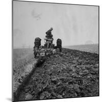 Farmer Plowing with a Tractor on an Iowa Farm-Gordon Parks-Mounted Photographic Print