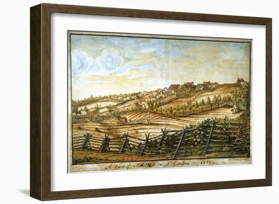 Farmer Plowing-Ludwig Gottfried von Redeken-Framed Giclee Print