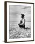 Farmer Posing in His Wheat Field-Ed Clark-Framed Photographic Print