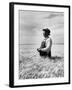 Farmer Posing in His Wheat Field-Ed Clark-Framed Photographic Print