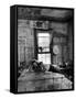 Farmer's Daughter Delphaline, Reading a Book as She Lies on Iron Bed in Her Bedroom-Alfred Eisenstaedt-Framed Stretched Canvas