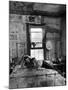 Farmer's Daughter Delphaline, Reading a Book as She Lies on Iron Bed in Her Bedroom-Alfred Eisenstaedt-Mounted Photographic Print