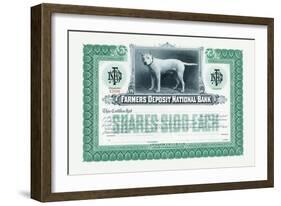 Farmer's Deposit National Bank-null-Framed Art Print