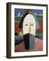 Farmer's Head-Kasimir Malevich-Framed Giclee Print