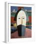 Farmer's Head-Kasimir Malevich-Framed Giclee Print