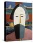 Farmer's Head-Kasimir Malevich-Stretched Canvas