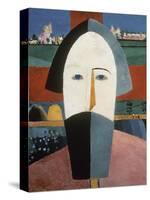 Farmer's Head-Kasimir Malevich-Stretched Canvas